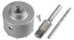Forked hole saw 80 mm with HEX adapter and pilot drill bit