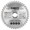 Saw blade, widia, 210 x 30 mm, 40 teeth