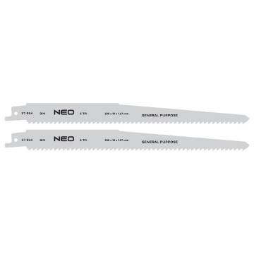 Sabre saw blades 228 x 19 x 1.27 mm, 6TPI, cpl. 2 pcs.