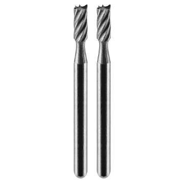 HSS router bit cylindrical 3.2 mm, shank 3.2 mm, 2 pcs.