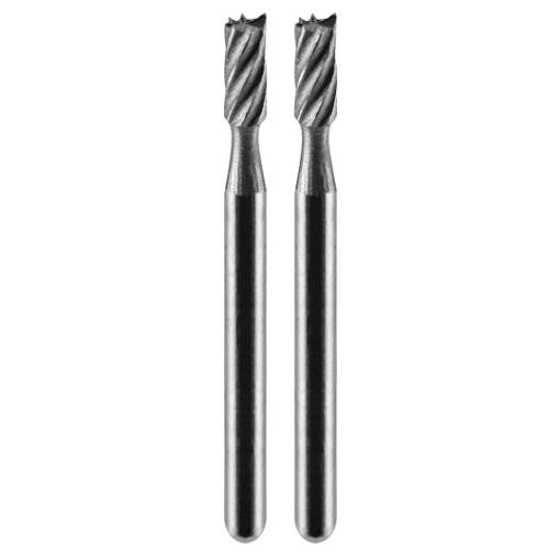 HSS router bit cylindrical 3.2 mm, shank 3.2 mm, 2 pcs.