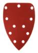 Velcro-backed sanding paper delta 140 x 140 x 80 mm, K240, 5 pcs, with holes