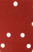 Velcro-backed sanding paper delta 140 x 140 x 80 mm, K240, 5 pcs, with holes