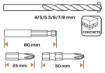 Drill and bit set, 20 el.