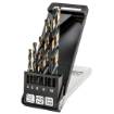 HSS-CNC metal drill bits, 124°, "Pro-Tec", 4.0 - 10 mm, set of 5 pcs.