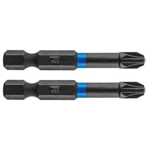 Impact bits PZ3 x 50 mm, 2 pcs.