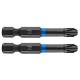 Impact bits PZ3 x 50 mm, 2 pcs.