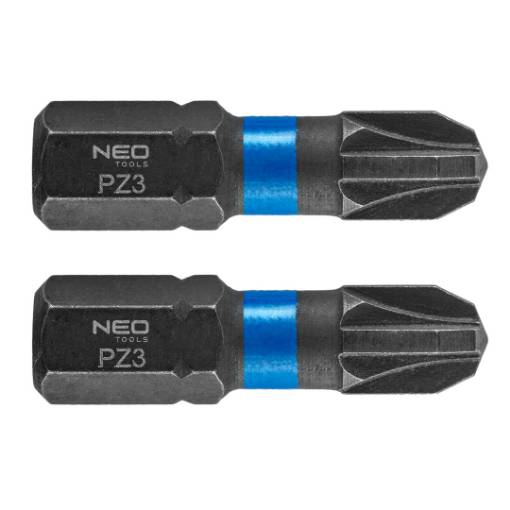 Impact bits PZ3 x 25 mm, 2 pcs.