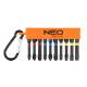 Impact bit set, 10 pieces.
