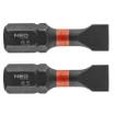 Impact bits SL6.5 x 25 mm, 2 pcs.