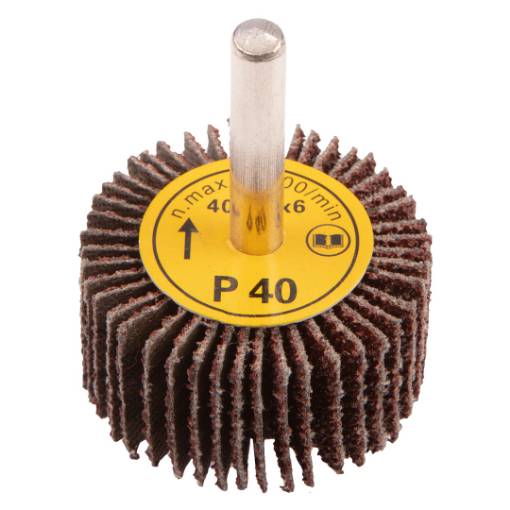 Flap wheel, 40 x 20 mm, K40