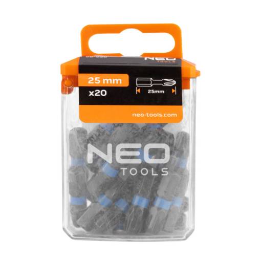 Impact bits PZ4 x 25 mm, 20 pcs.