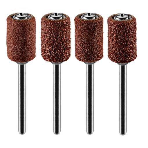 Sanding band 6.3 mm, K60, K80, K120, K240, set of 100 pcs, + shank 3.2 mm, 2 pcs.