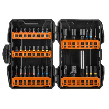 Impact bit set, 36 pieces.