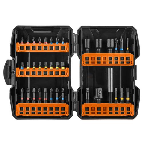 Impact bit set, 36 pieces.