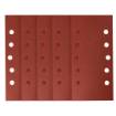 Velcro-backed sanding paper 115 x 230 mm, P240, 5 pcs, with 10 holes