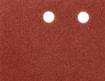 Velcro-backed sanding paper 115 x 230 mm, P100, 5 pcs, with 10 holes