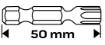Impact bits TX30 x 50 mm, 2 pcs.