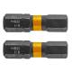 HEX6 x 25 mm impact bits, 2 pcs.