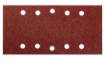 Velcro-backed sanding paper 115 x 230 mm, P60, 5 pcs, with 10 holes