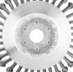 Wire brush for petrol scythe 200 x 25.4 mm, hard, knotted wire