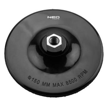 Clamping disc with Velcro 150 mm x 12 mm, M14 thread