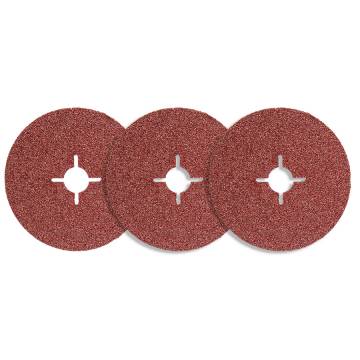 Fibre sanding discs 125, K40, 3 pcs.