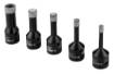 Diamond holesaws (6, 8, 10, 12, 16 mm), set of 5 el.