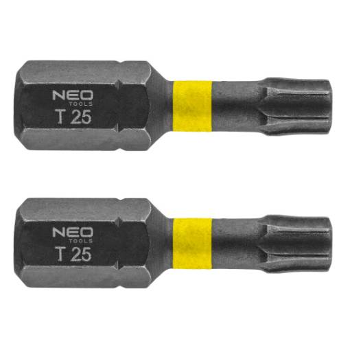 Impact bits TX25 x 25 mm, 2 pcs.