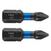 Impact bits PZ1 x 25 mm, 2 pcs.