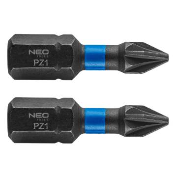Impact bits PZ1 x 25 mm, 2 pcs.
