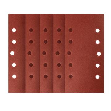 Velcro-backed sanding paper 115 x 230 mm, P180, 5 pcs, with 10 holes
