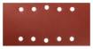 Velcro-backed sanding paper 115 x 230 mm, P180, 5 pcs, with 10 holes