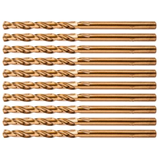 HSS-Co metal drill bits 3.5 mm, 10 pcs.