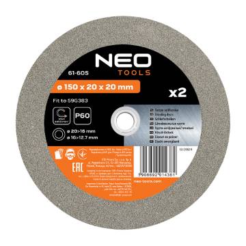 Grinding discs 150 x 20/16/12.7 x 20 mm, 2 pcs.