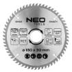 Saw blade, widia, 180 x 30 mm, 60 teeth