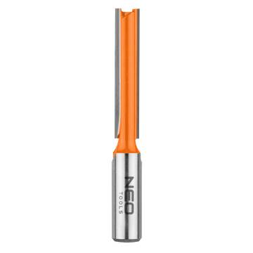 Double toothed long TCT cutter 10x50mm, shank 12mm