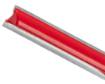 Double toothed long TCT cutter 10x50mm, shank 12mm