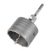 Forked hole saw 85mm with SDS+ adapter and pilot drill bit