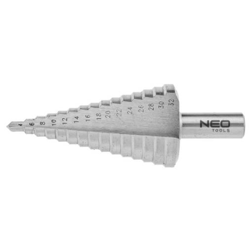 Step drill bit, 4-32 mm