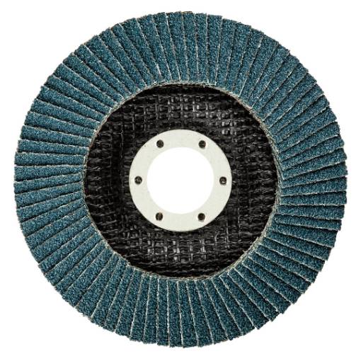Flap wheel 115 x 22.2 mm, K40, zirconia