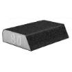 Abrasive sponge 98 x 25 x 68 mm, K80, angled