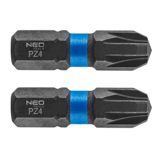 Impact bits PZ4 x 25 mm, 2 pcs.