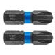 Impact bits PZ4 x 25 mm, 2 pcs.