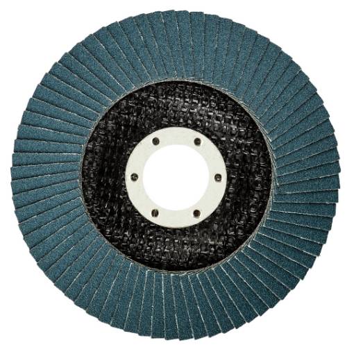 Flap wheel 115 x 22.2 mm, K120, zirconia