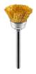 Brass brushes, brush, cup, disc, set of 3.