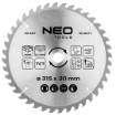 Saw blade, widia, 315 x 30 mm, 40 teeth