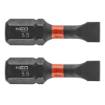 Impact bits SL5.5 x 25 mm, 2 pcs.