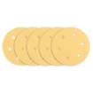 Velcro-backed sanding paper 225 mm, K120, 5 pcs, with 6 holes for sander 59G264, 59G265