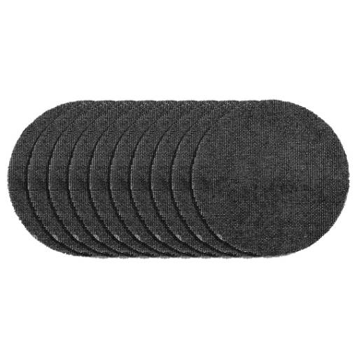 Velcro-backed sanding grid, 225 mm, K120, for sander 59G260, 59G264, 59G265,10 pcs.